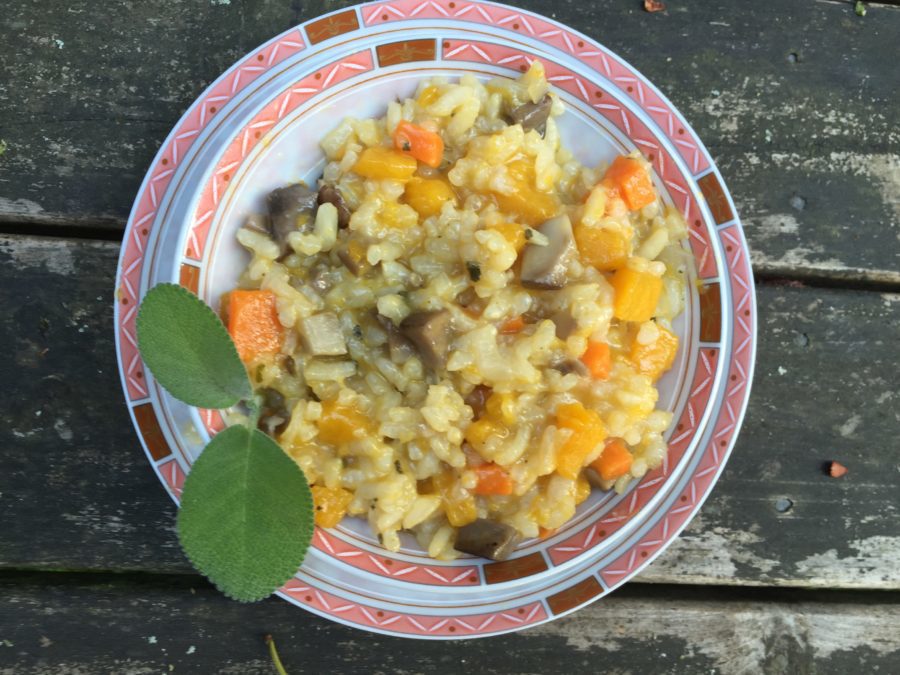 Butternut Squash Mushroom Risotto