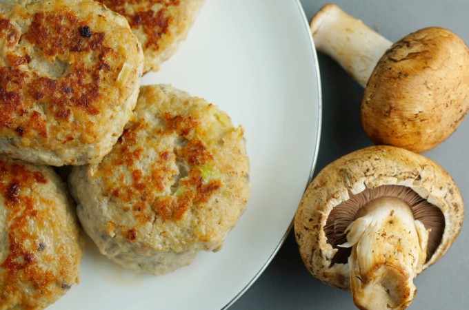chicken mushroom meatballs