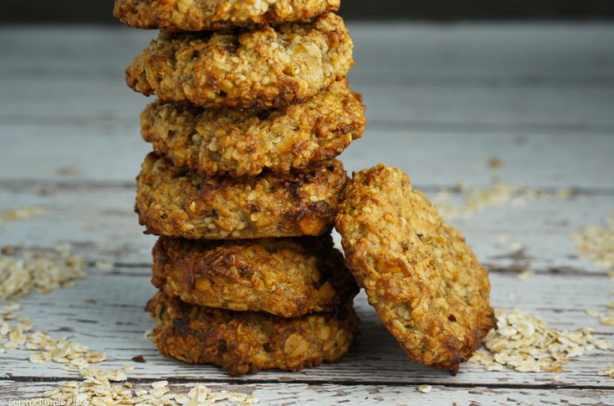 oatmeal cookies with almond butter